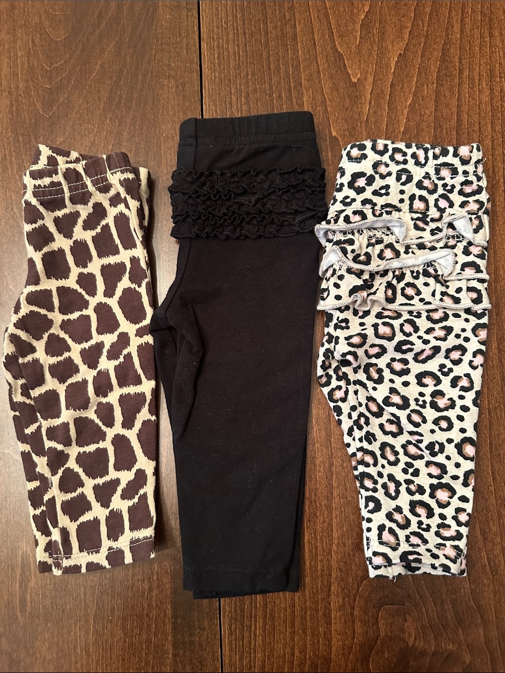 Baby Girls Animal Print & Ruffle Legging Set
